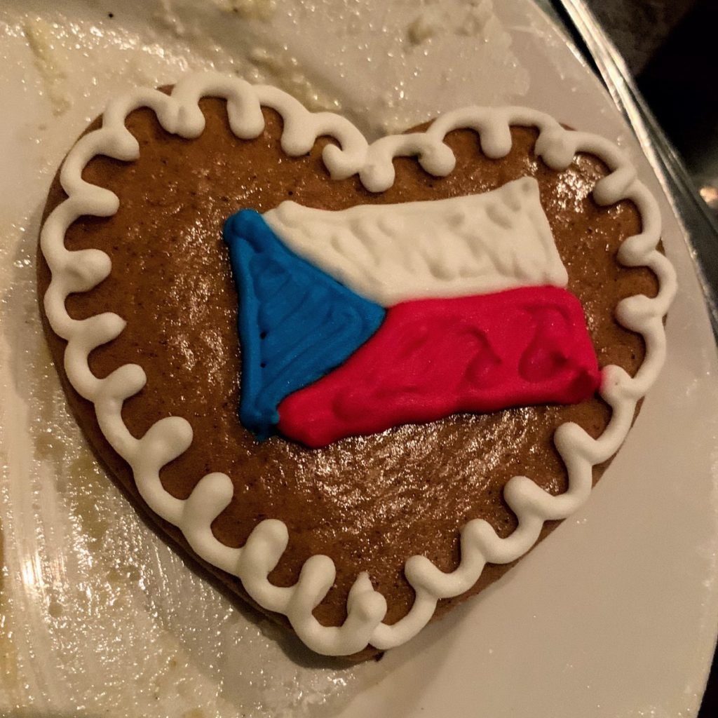 czech flag cookie