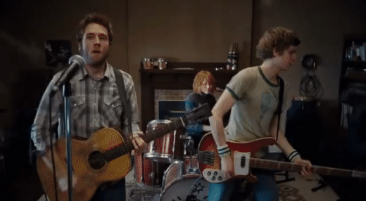 Here's the moment in Scott Pilgrim when the tiny living room expands into a huge, long room while Knives Chau geeks out