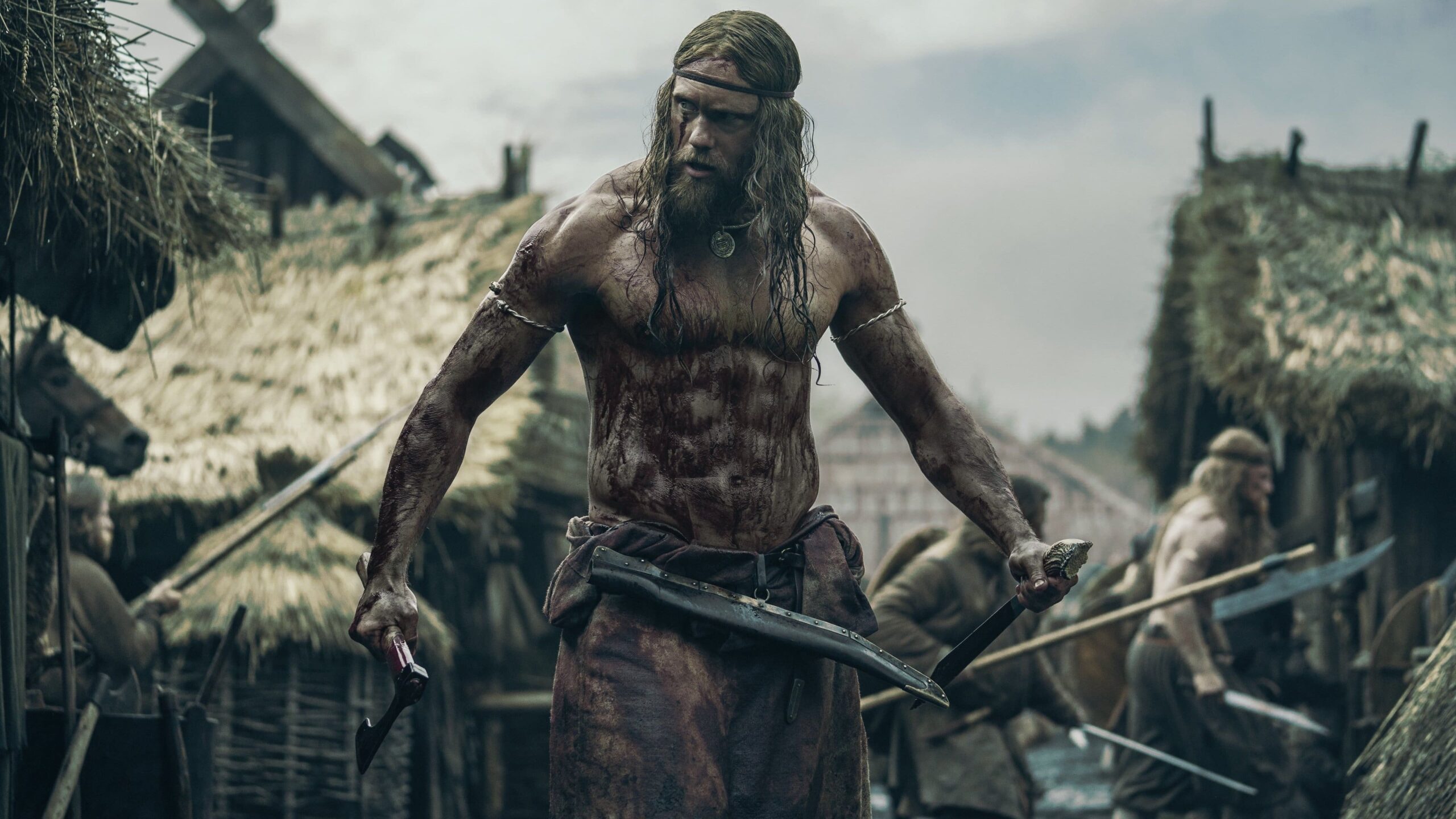Alexander Skarsgård looks almost inhumanly muscular in this role