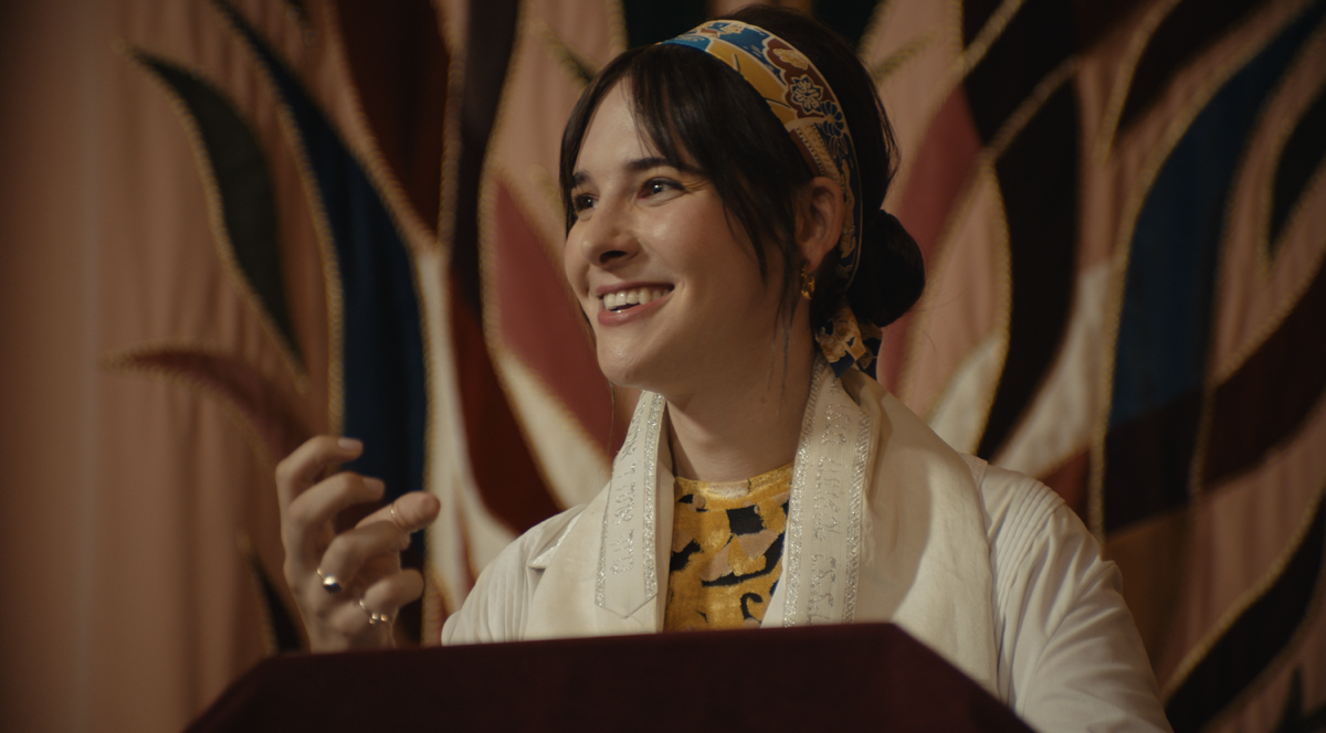 Hari Nef as Rabbi Cohen in SIMCHAS AND SORROWS