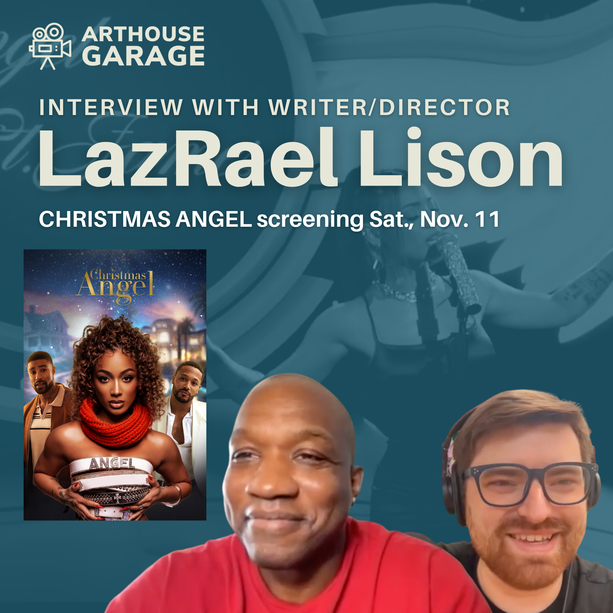 Read more about the article BONUS – Interview with AR filmmaker LazRael Lison, director of Christmas Angel, screening Nov. 11